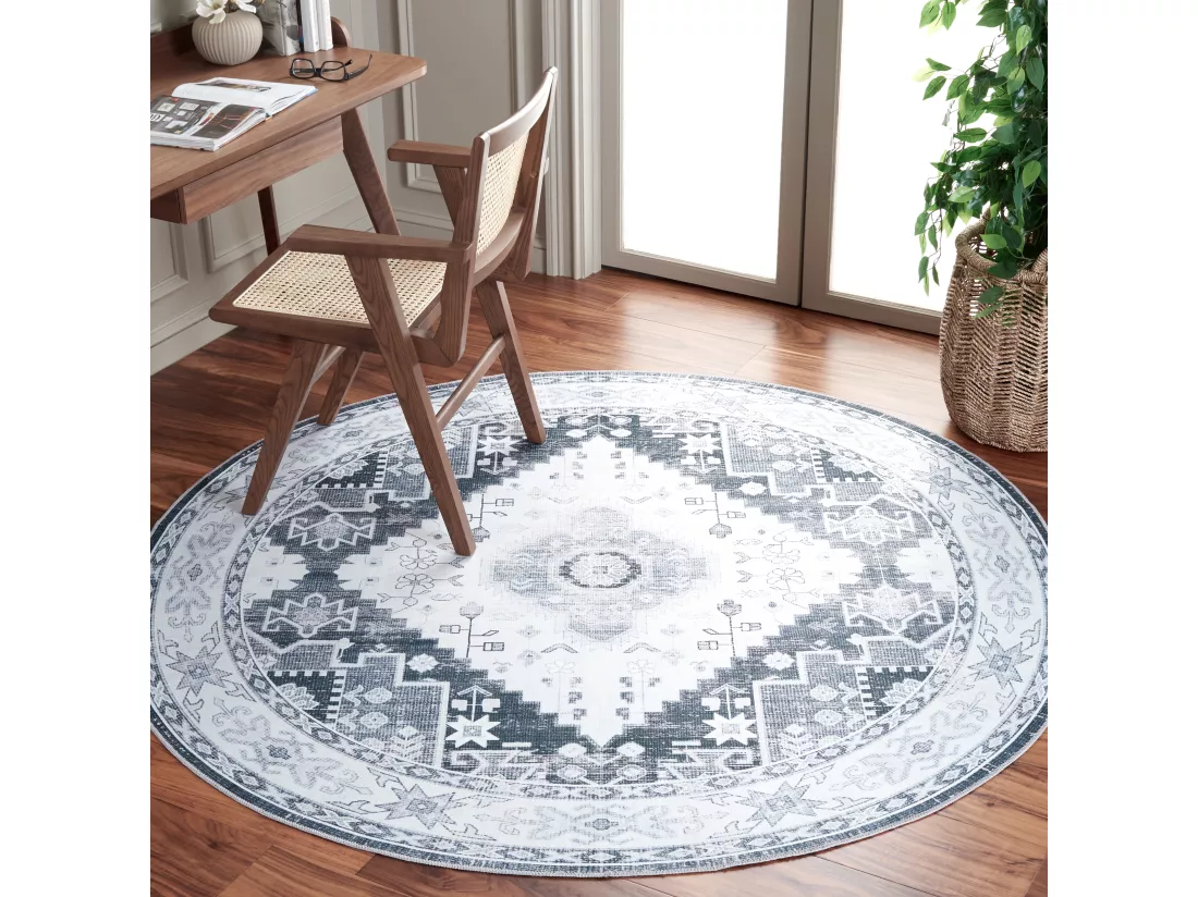 Tapis Grey Green & Ivory 183 X 183 cm - Calypso