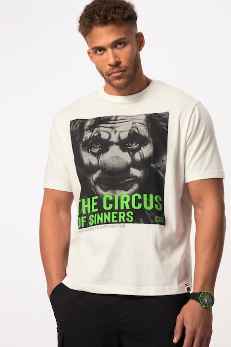 STHUGE T-Shirt, Halbarm, Print, Rundhals, bis 8 XL