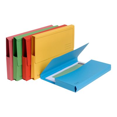 Exacompta Forever - 5 Chemises de poche - A4 - pour 200 feuilles - couleurs assorties