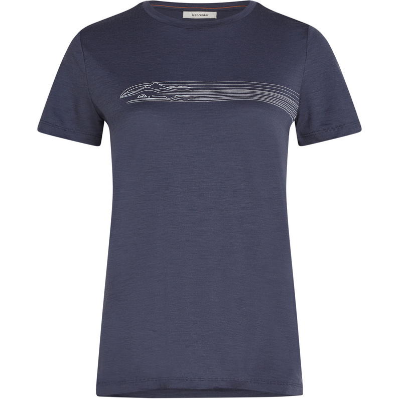 Icebreaker Damen 150 Tech Lite II Camping Lines T-Shirt