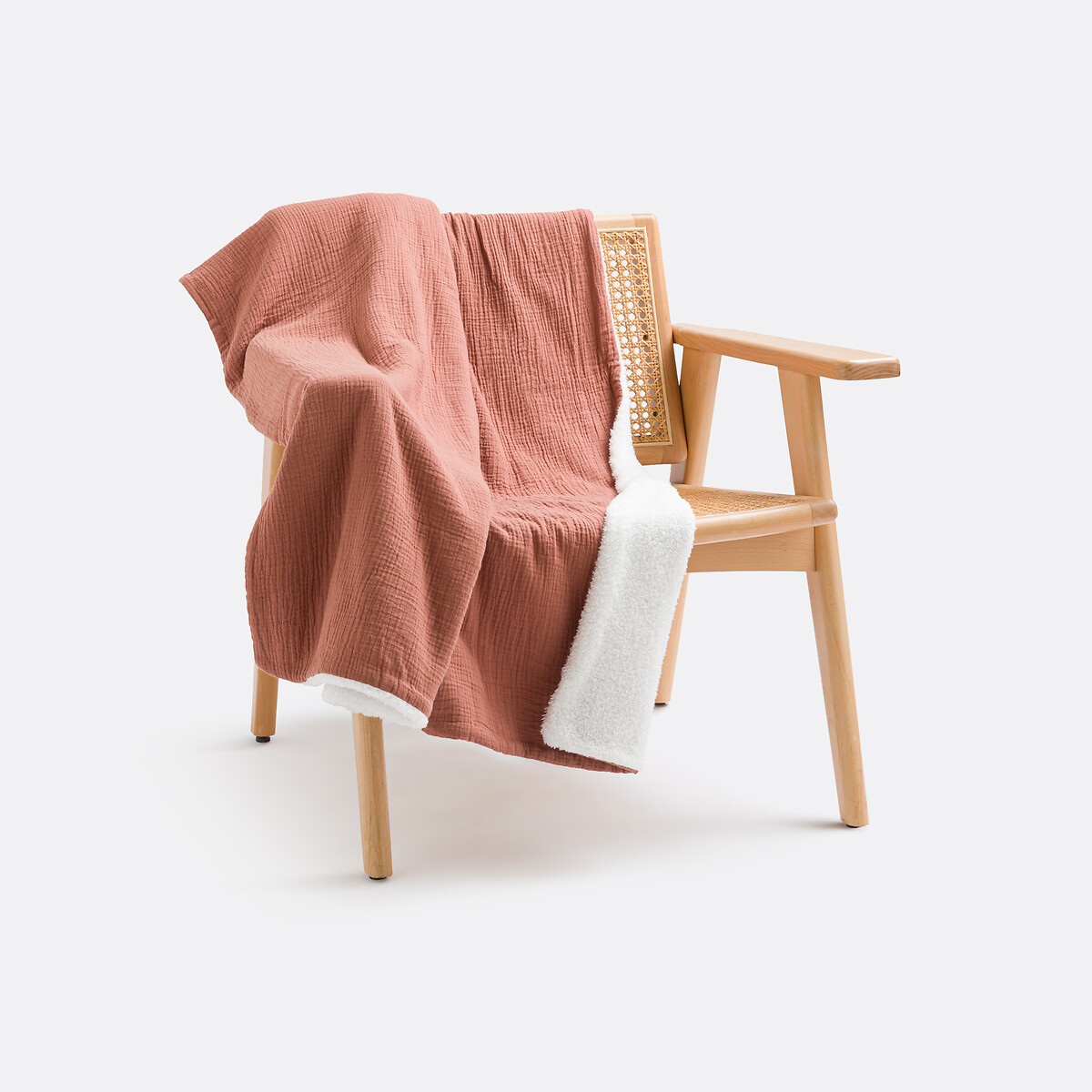 LA REDOUTE INTERIORS<br>Xadrez em tetra e sherpa, Kumla