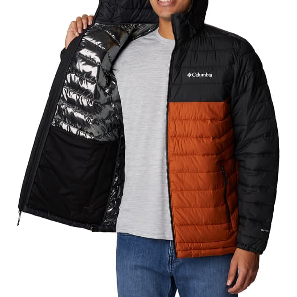 Doudoune randonnée COLUMBIA POWDER LITE HOODED JKT WARM COPPER BL