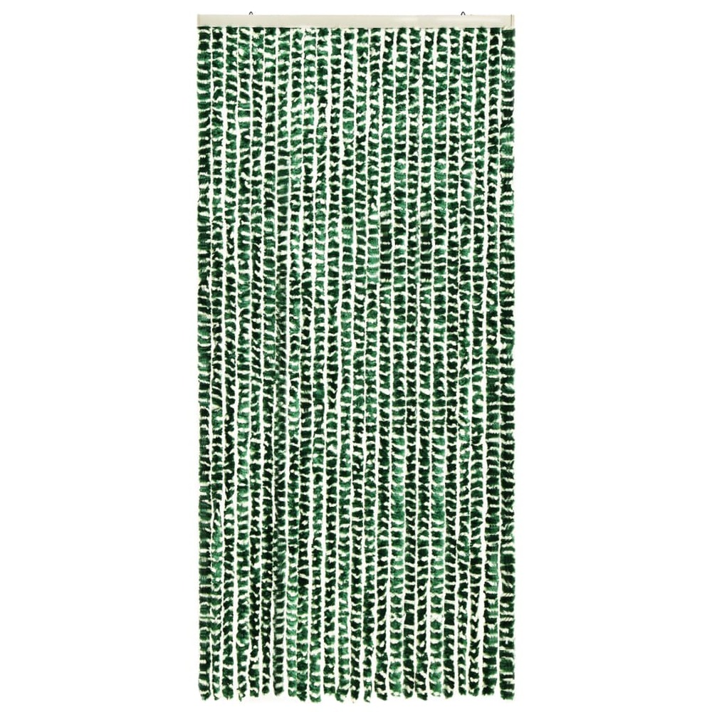 Moustiquaire vert et blanc 100x220 cm chenille