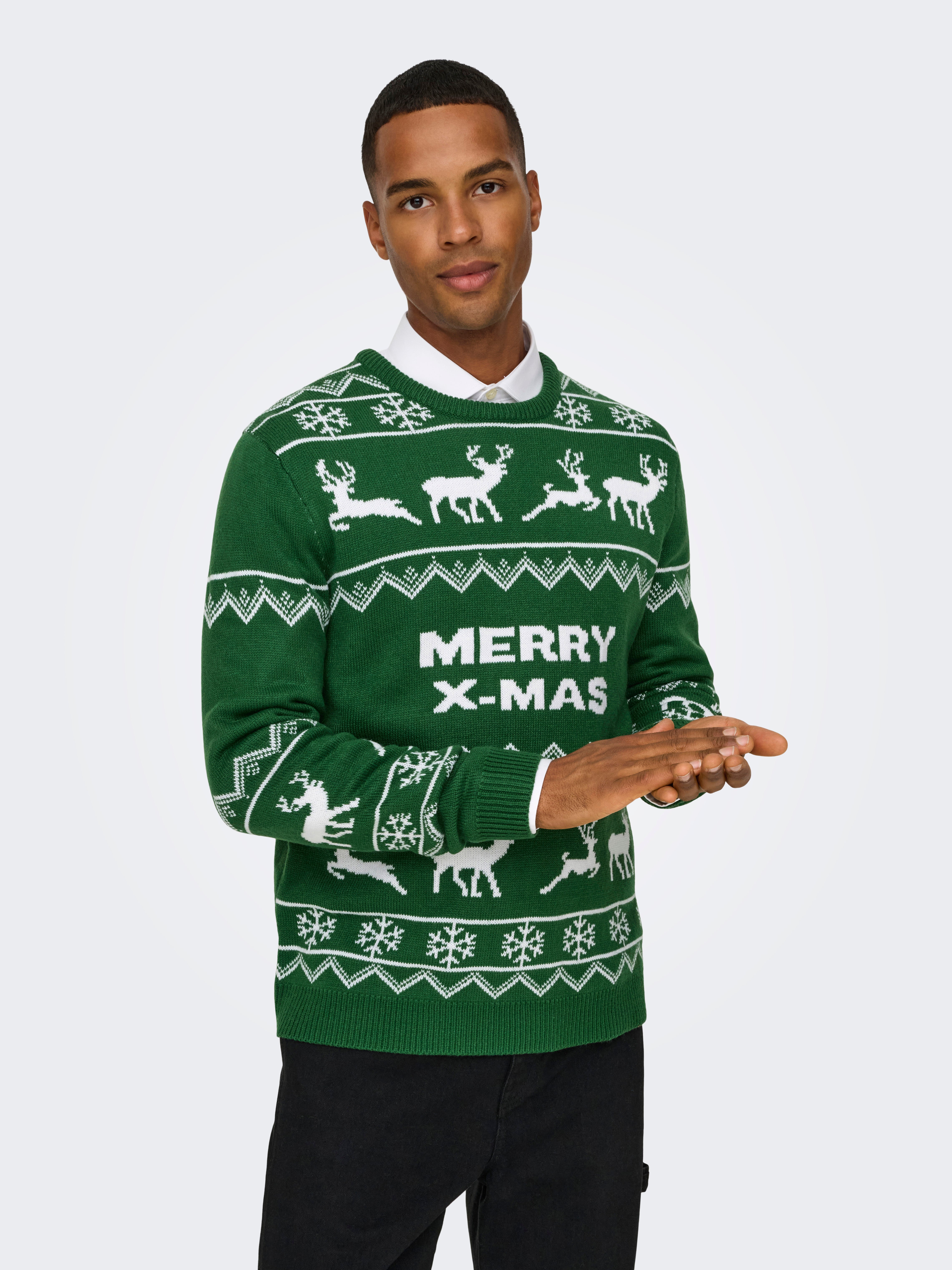 ONSXMAS Pullover Formal Garden