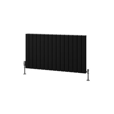 Eastbrook Hadleigh radiator 105x60cm aluminium 1759W zwart mat