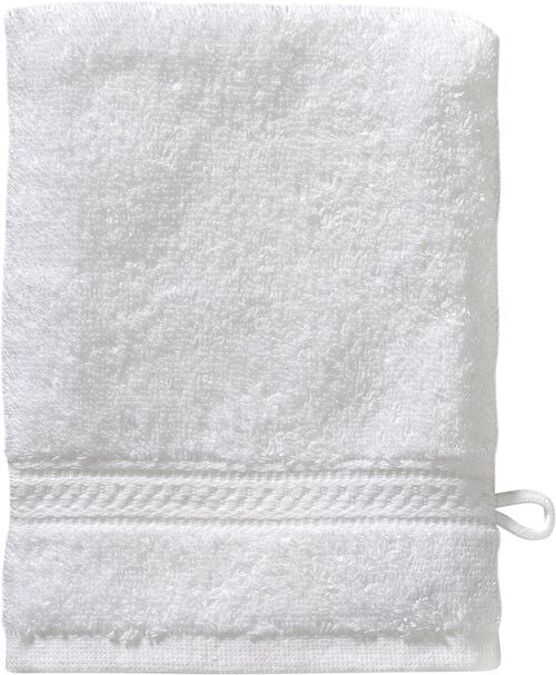 gant de toilette de qualité supérieure 16 x 21 - blanc
