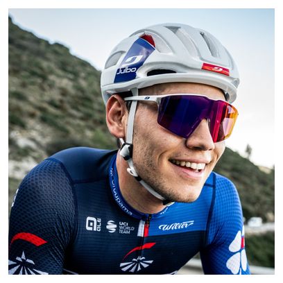 Lunettes Julbo Edge Spectron HD 3 Blanc/Bleu - Groupama-FDJ
