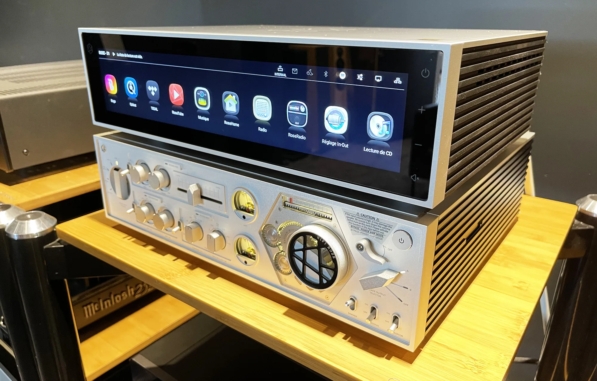 Rose RS150B Silver Lecteurs réseau audio