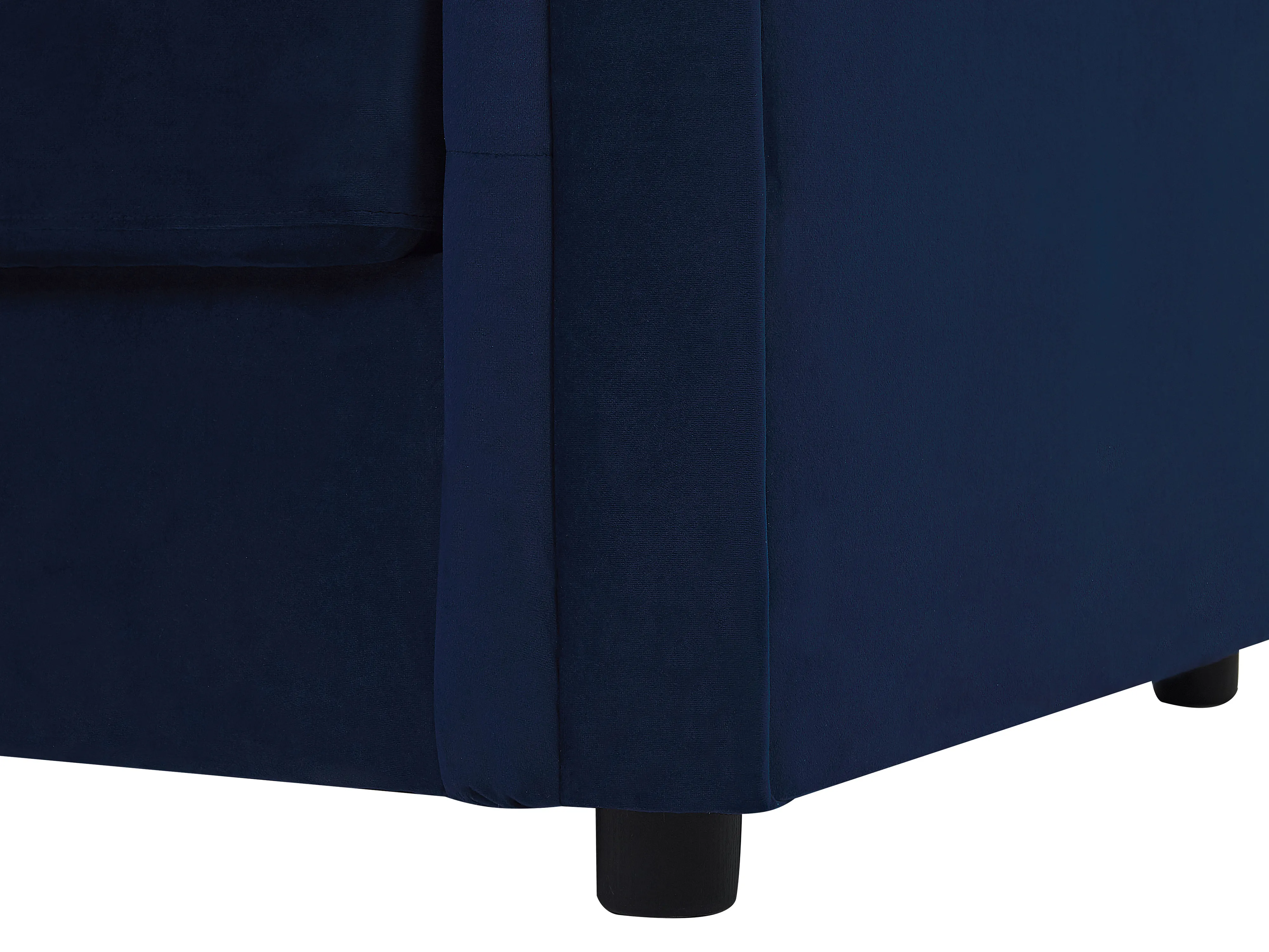 Slaapbank 3-zits CHESTERFIELD Fluweel Blauw