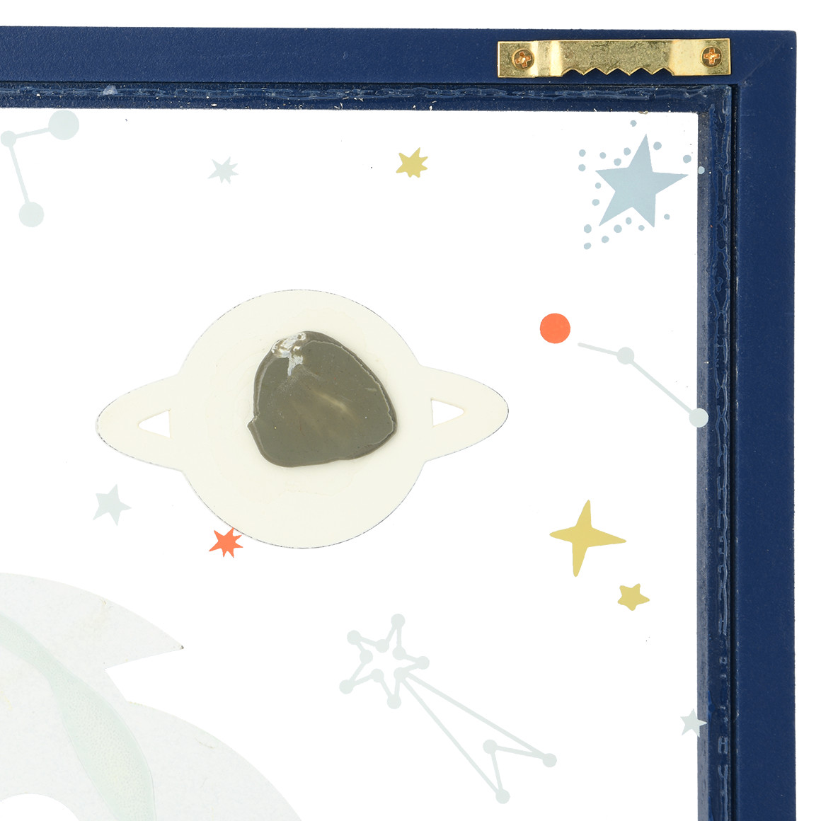 Topolino Wandbild mit Weltraum-Motiv dunkelblau