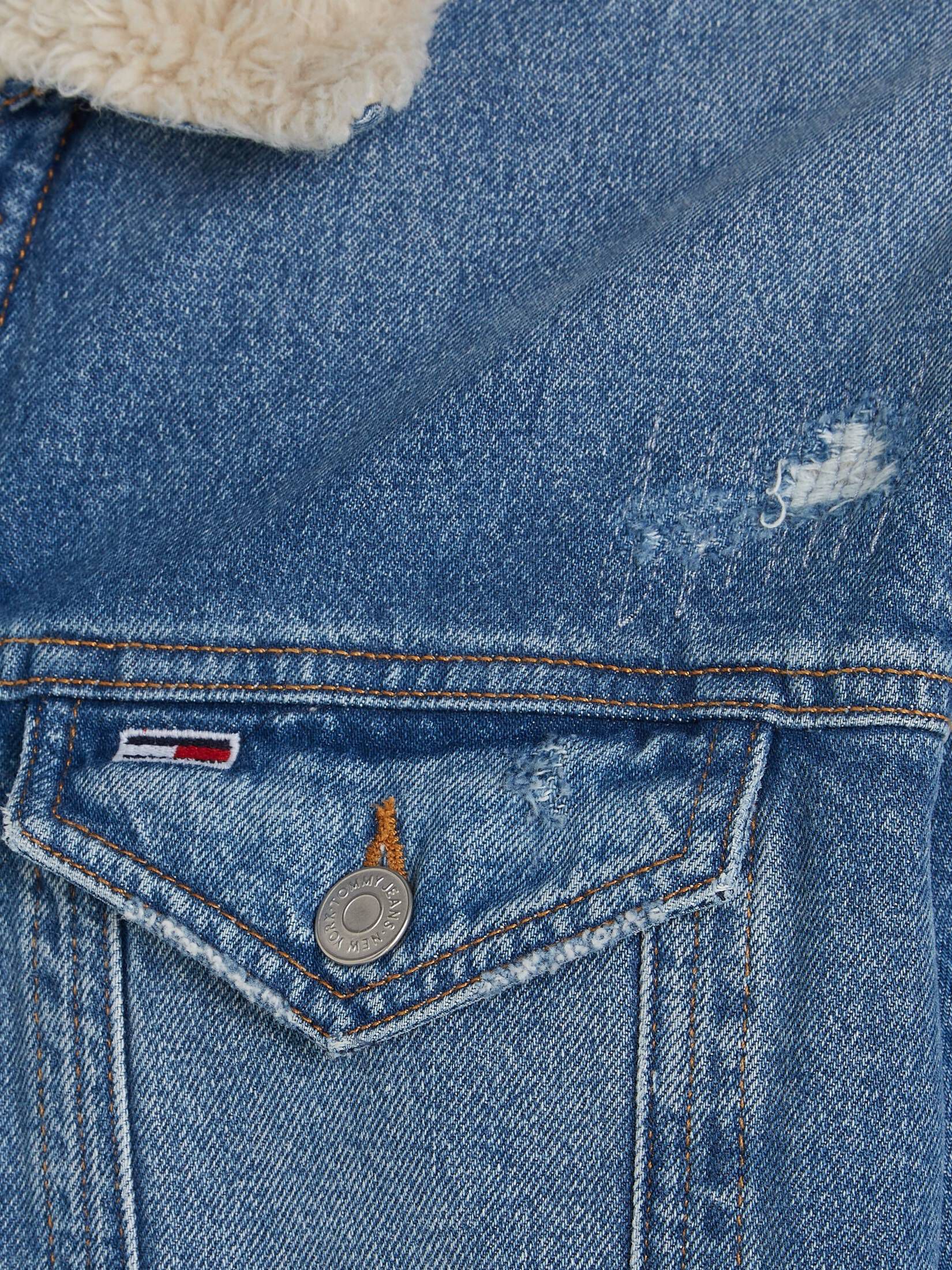 Tommy Jeans| Herren Jeansjacke TEDDY TRUCKER JACKET Regular Fit