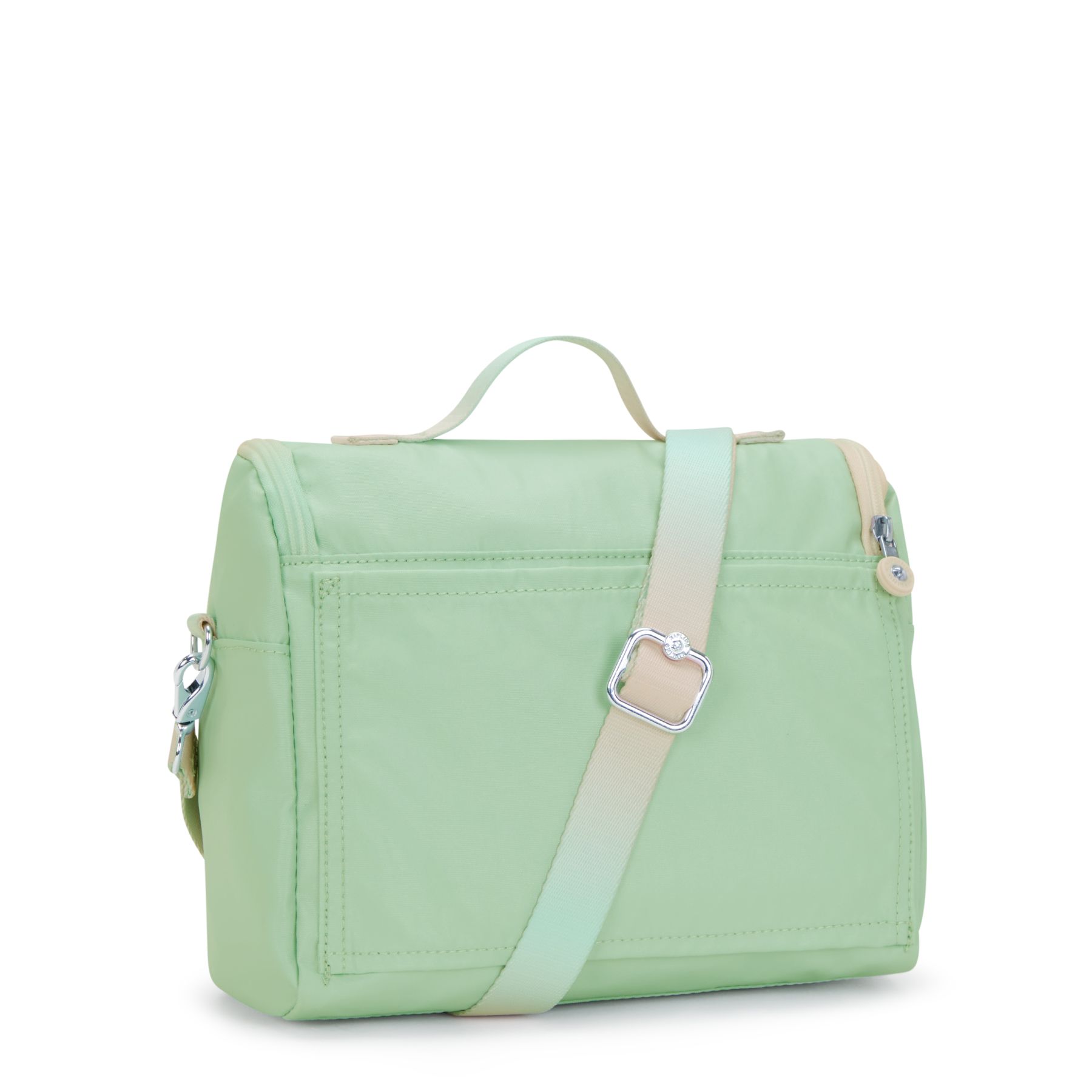 NEW KICHIROU Grand Sac Repas Isotherme avec Manchon pour Valise - Soft Green Metallic