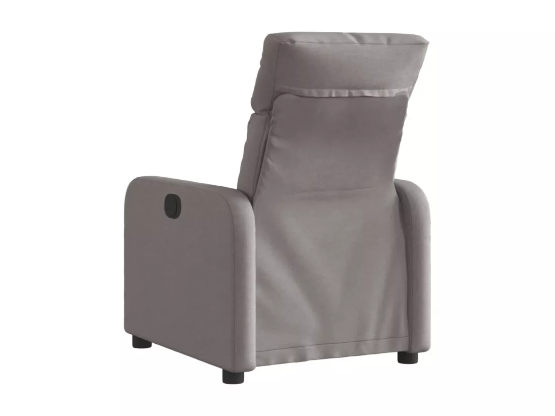 Fauteuil inclinable électrique Taupe Tissu