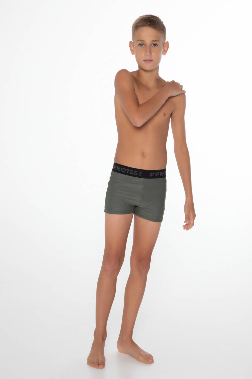 zwemboxer SEAN JR legergroen
