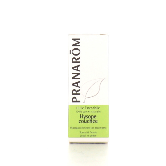 Huile essentielle hysope couchée Pranarom - Confort respiratoire