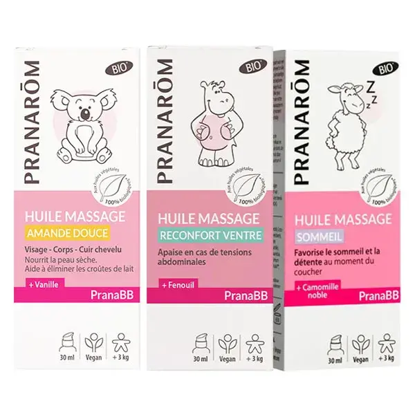 Ritual de massagem para bebês Pranarom PranaBB
