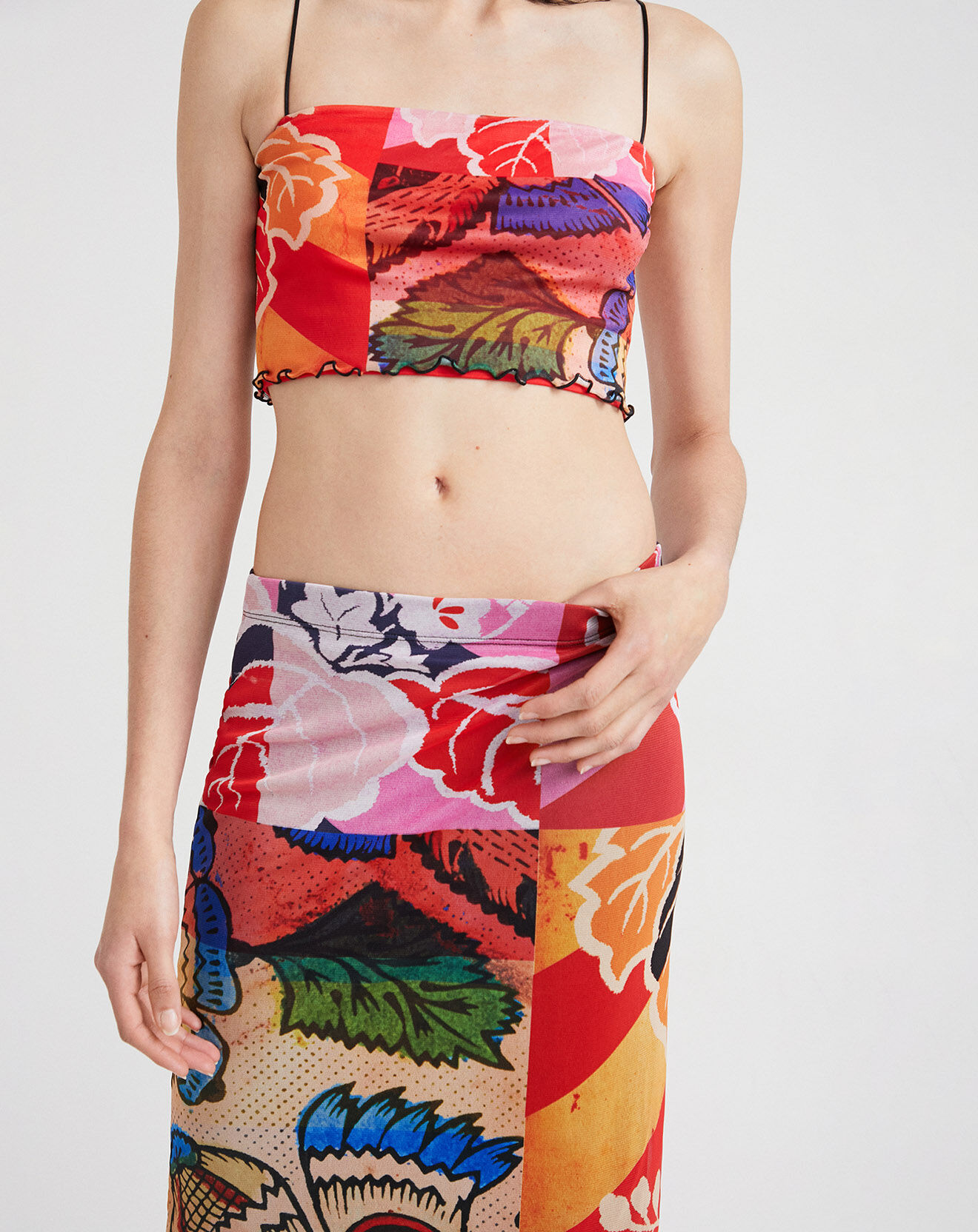 Desigual Jupe Victoire multicolore
