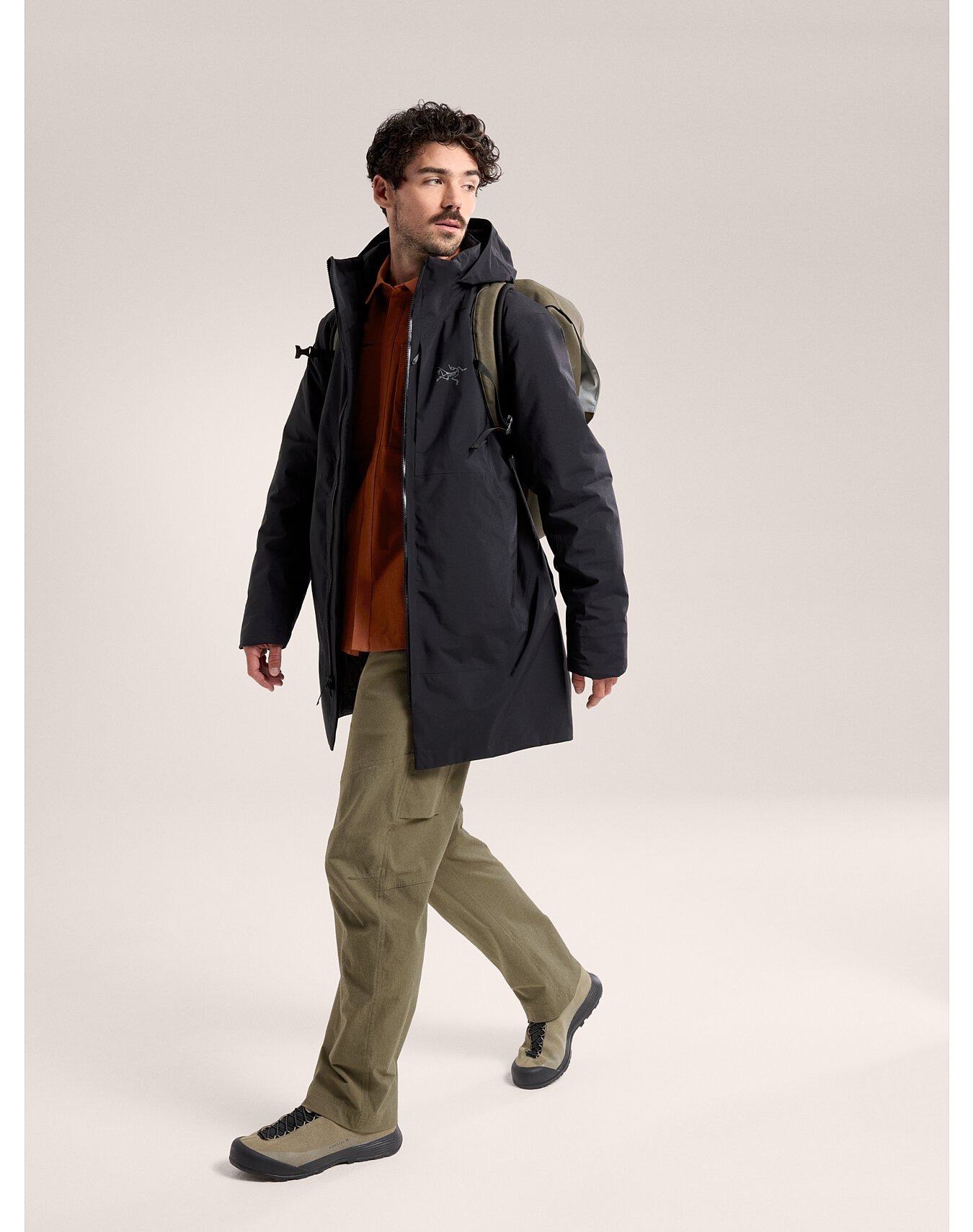 Ralle Parka Herre Black