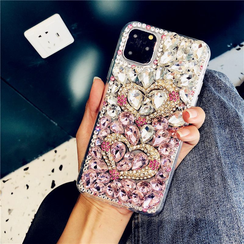 Mobby - Strass-telefoonhoesje voor iPhone en Samsung