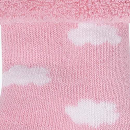 Chaussettes Dans les nuages - Pack de chaussettes bébé rose