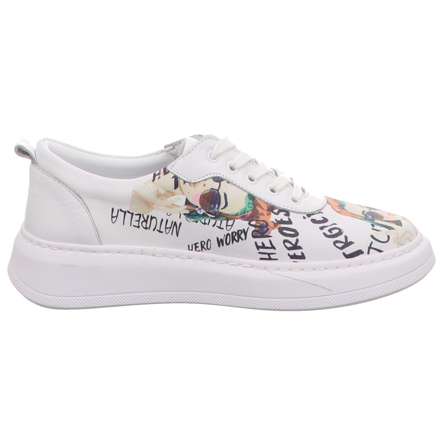 elbandi Sneaker weiß weiss/weiss kombi
