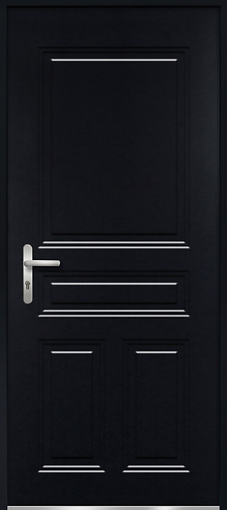 Porte d'entrée FORTIA acier Mamaia 96 x h.218 cm poussant droit