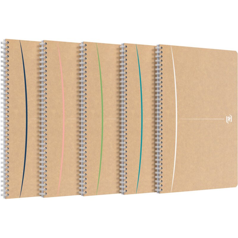 Cahier Oxford touareg integrale 210x297 180pages recycle ligne 7mm assorti