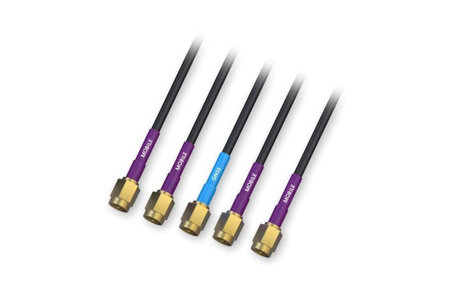 LTE-Antenne PR1KCL28 SMA 3 dBi RundstrahlCombo Quad Mobil/GNSS Dach SMA Antenne