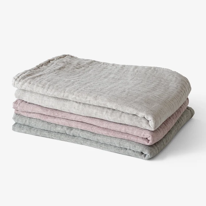 &Tradition - Collect SC81 Baumwoll-/Leinendecke, 140 x 210 cm, moss