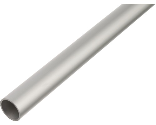 Ronde aluminium buis, zilver, Ø 8 mm, 1 m