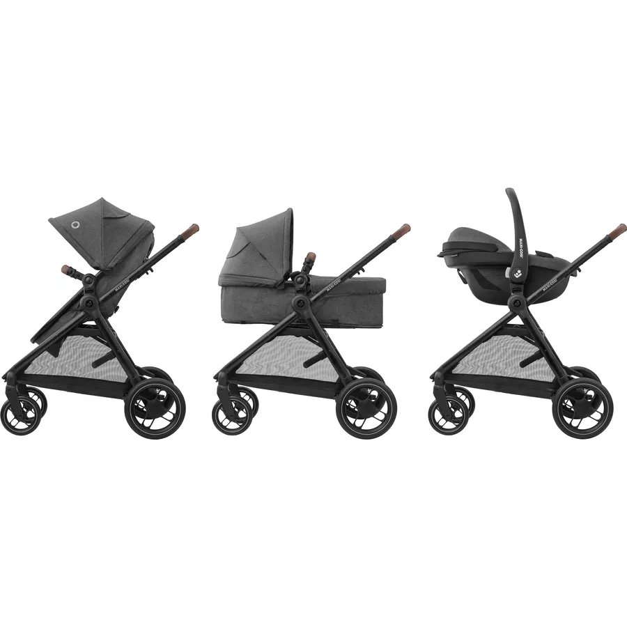 MAXI COSI Kombikinderwagen Zelia S Trio Dark Grey
