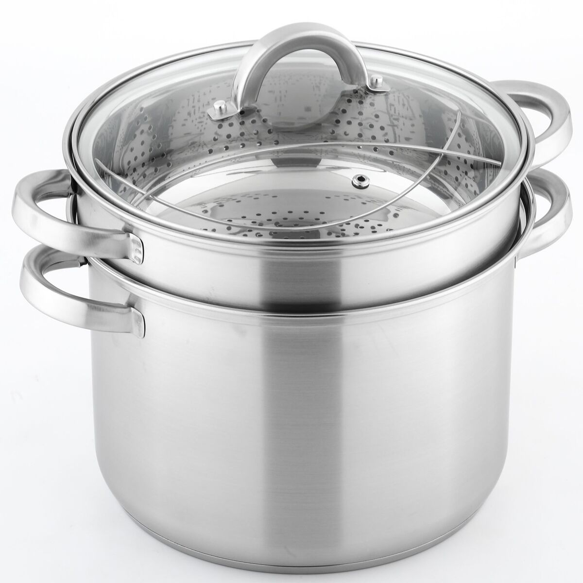 Pastagryte med dampinnsats + dørslag 7,5 liter