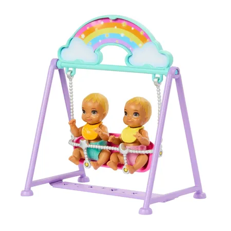 Barbie Skipper Babysitter Zwillings-Kinderzimmer-Spielset