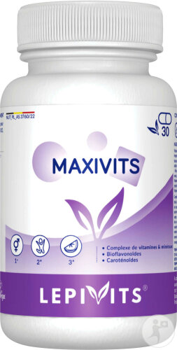 Lepivits Maxivits Pot V-caps 30 Gélules