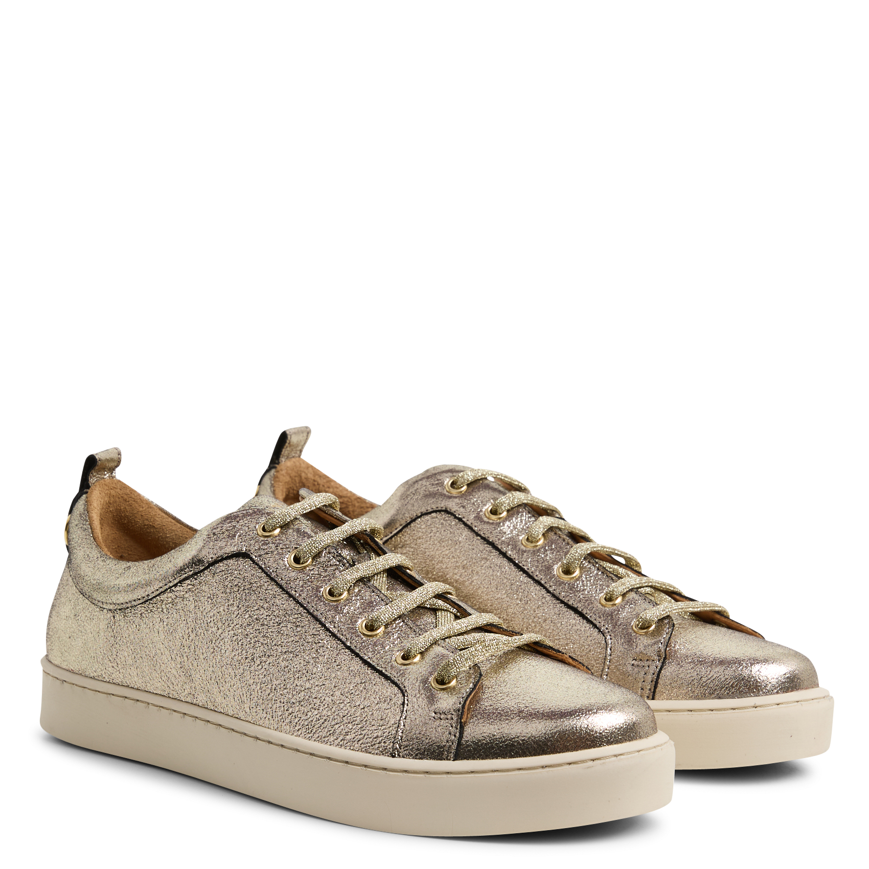 FLORIDA - Baskets basses en cuir | Doré