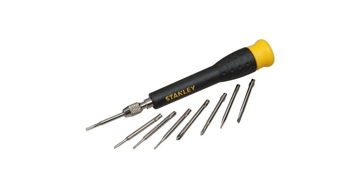 StanleyPrecisieschroevendraaier Multibit  (16-delig)