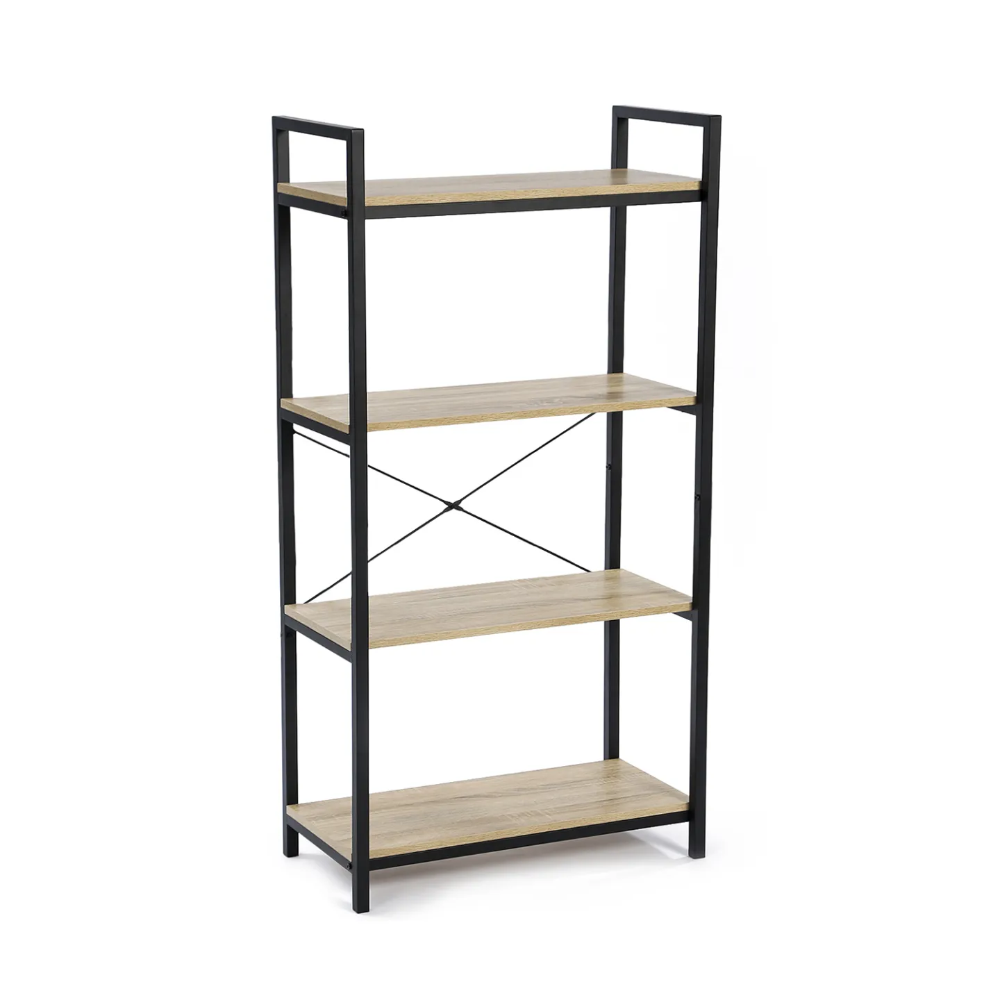 Etagère 4 niveaux DETROIT design industriel 130 CM