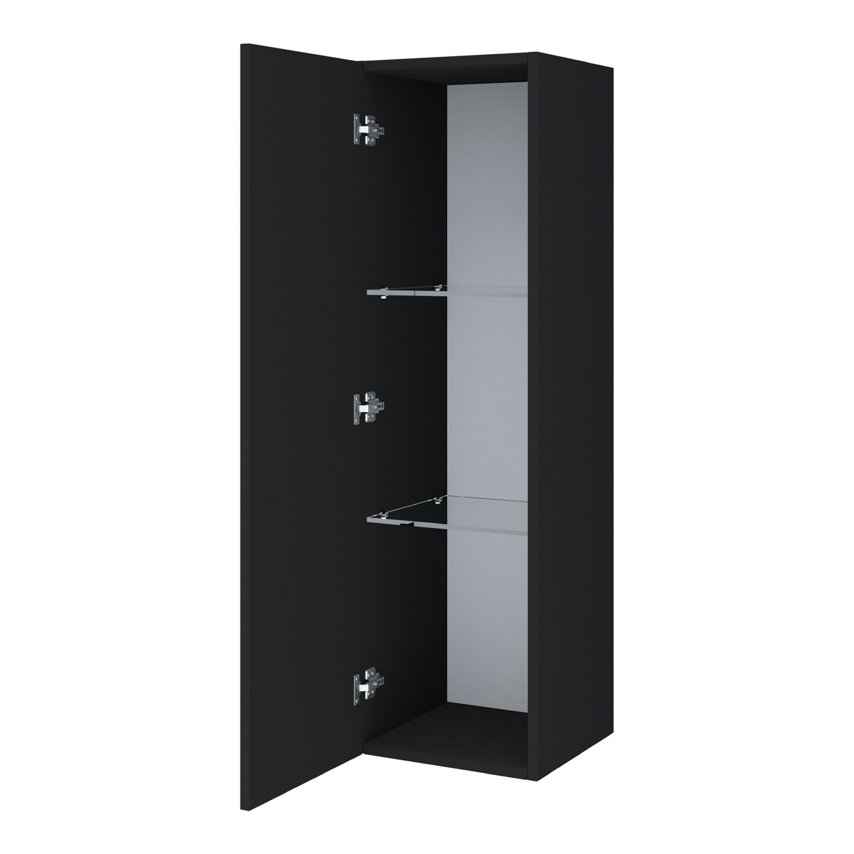 Brauer Trust kolomkast 120cm links- of rechtsdraaiend zwart mat