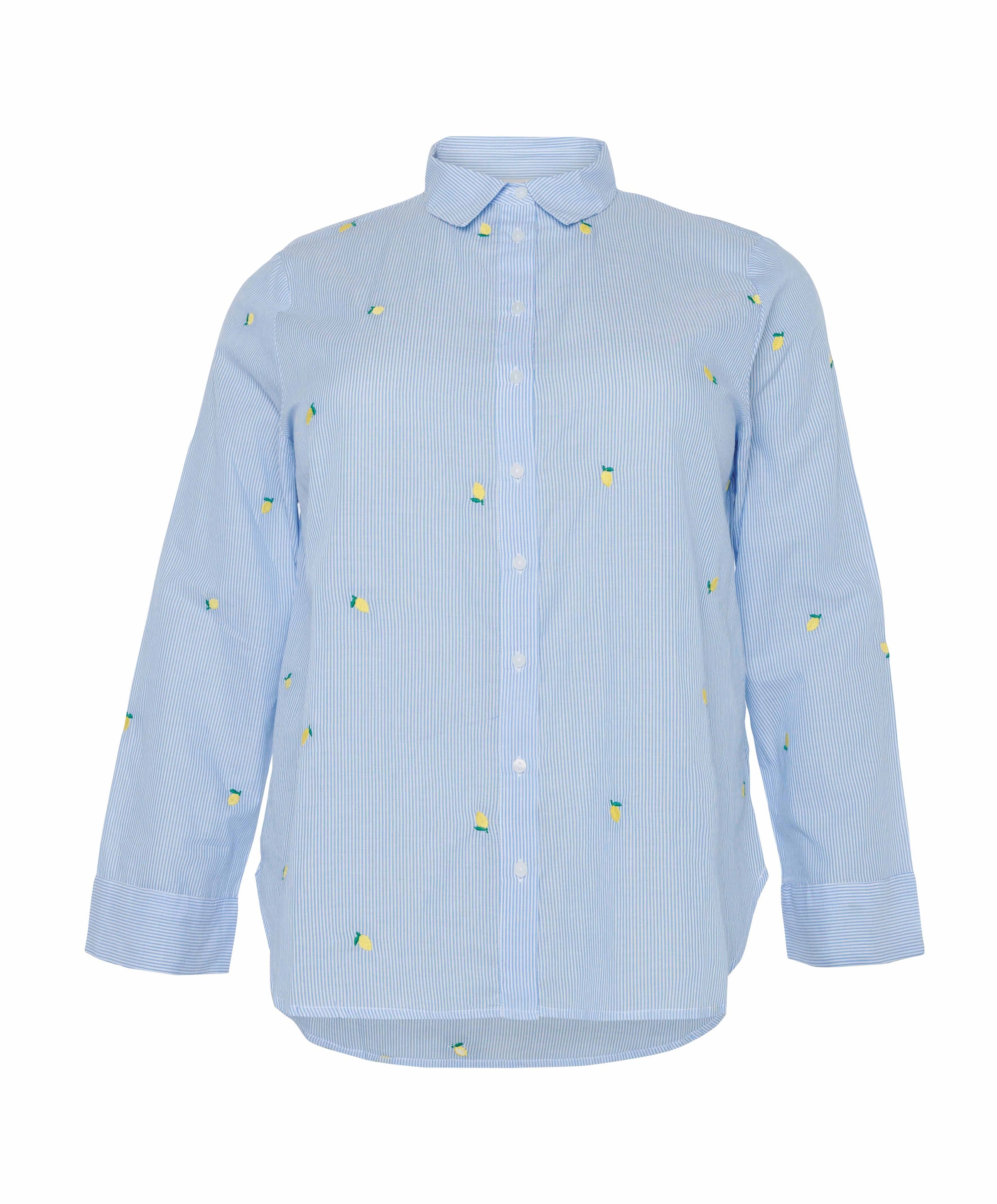 Only Carmakoma Dames blouse blauw