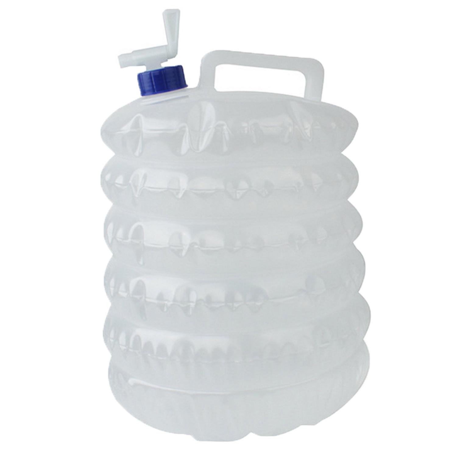 Wasserbehälter mit Wasserhahn, zusammenklappbar - 15 L