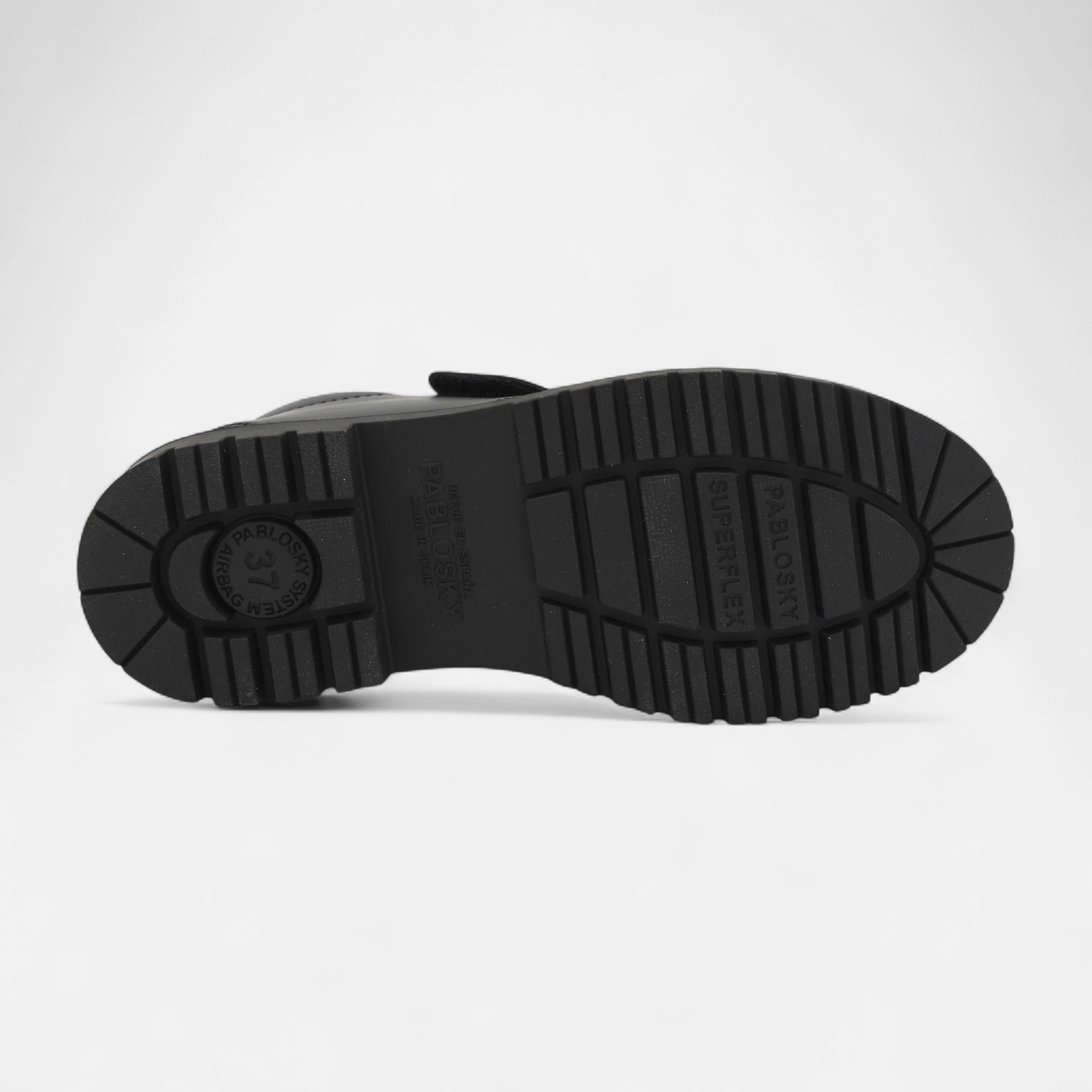 Derbies Garçon en cuir noir