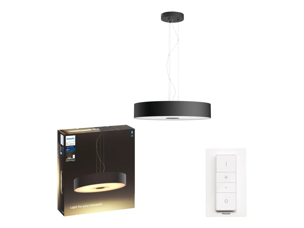 Philips Hue White ambiance Fair - Vedhængslampe - LED - 33.5 W - varmt til køligt hvidt lys - sort