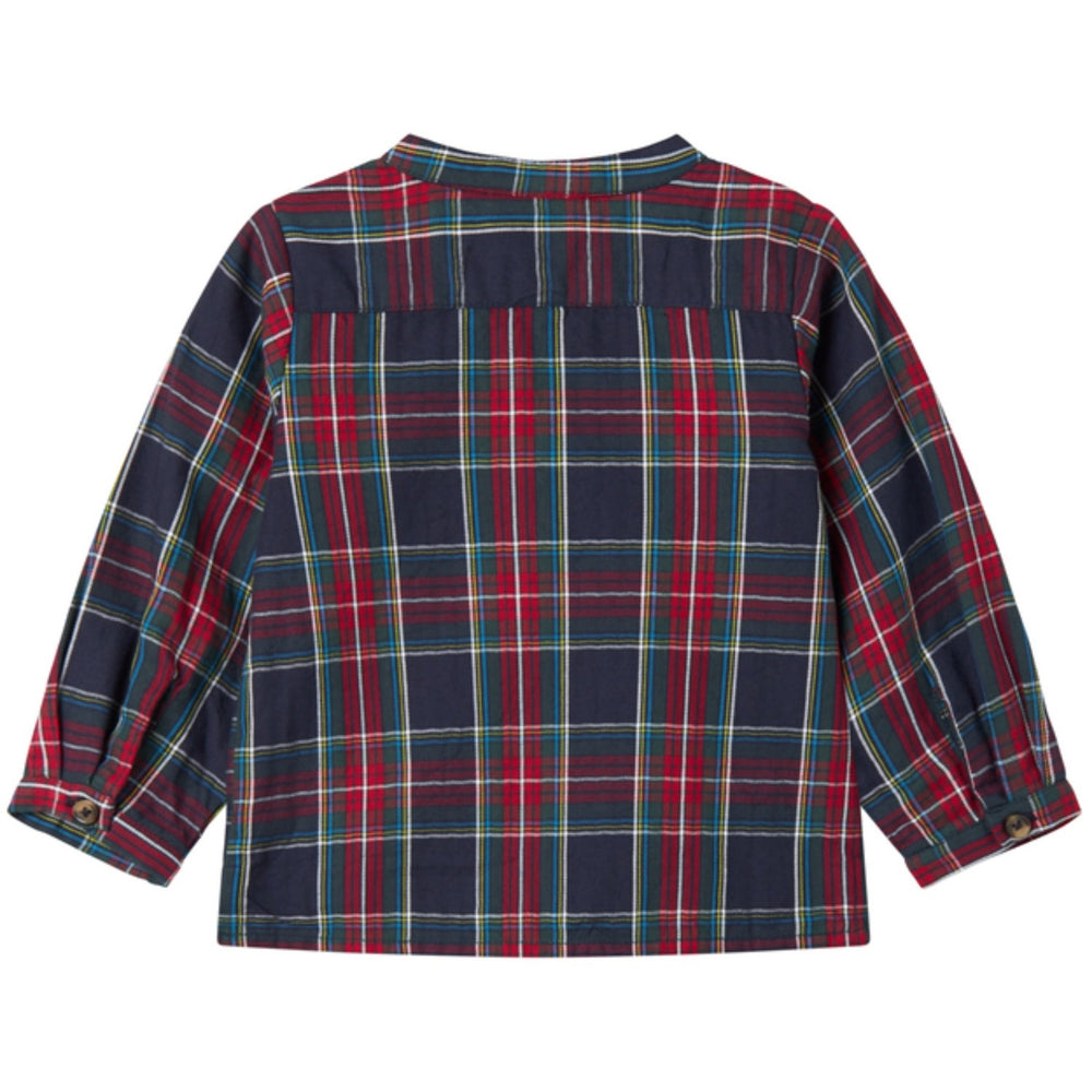 Køb MarMar Check Pilot Navy Check Totoro Skjorte