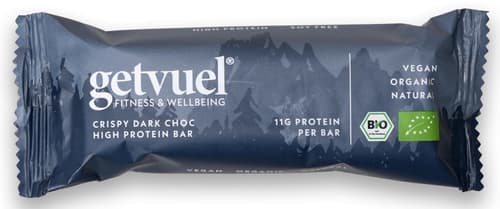 getvuel Crispy Dark Choc High Protein Riegel