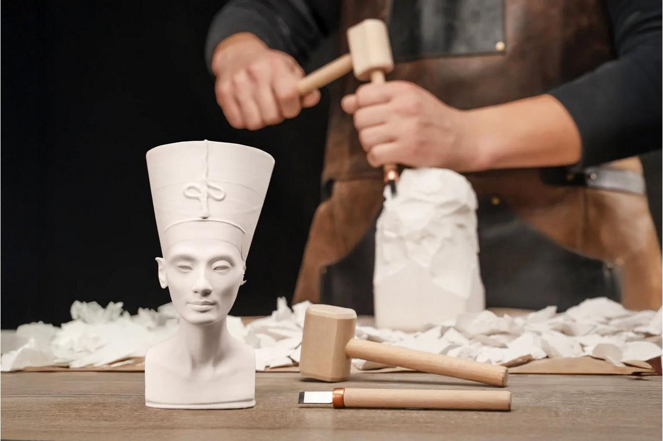 Beavercraft Nefertiti DIY Sculpting Kit, beeldhouwset