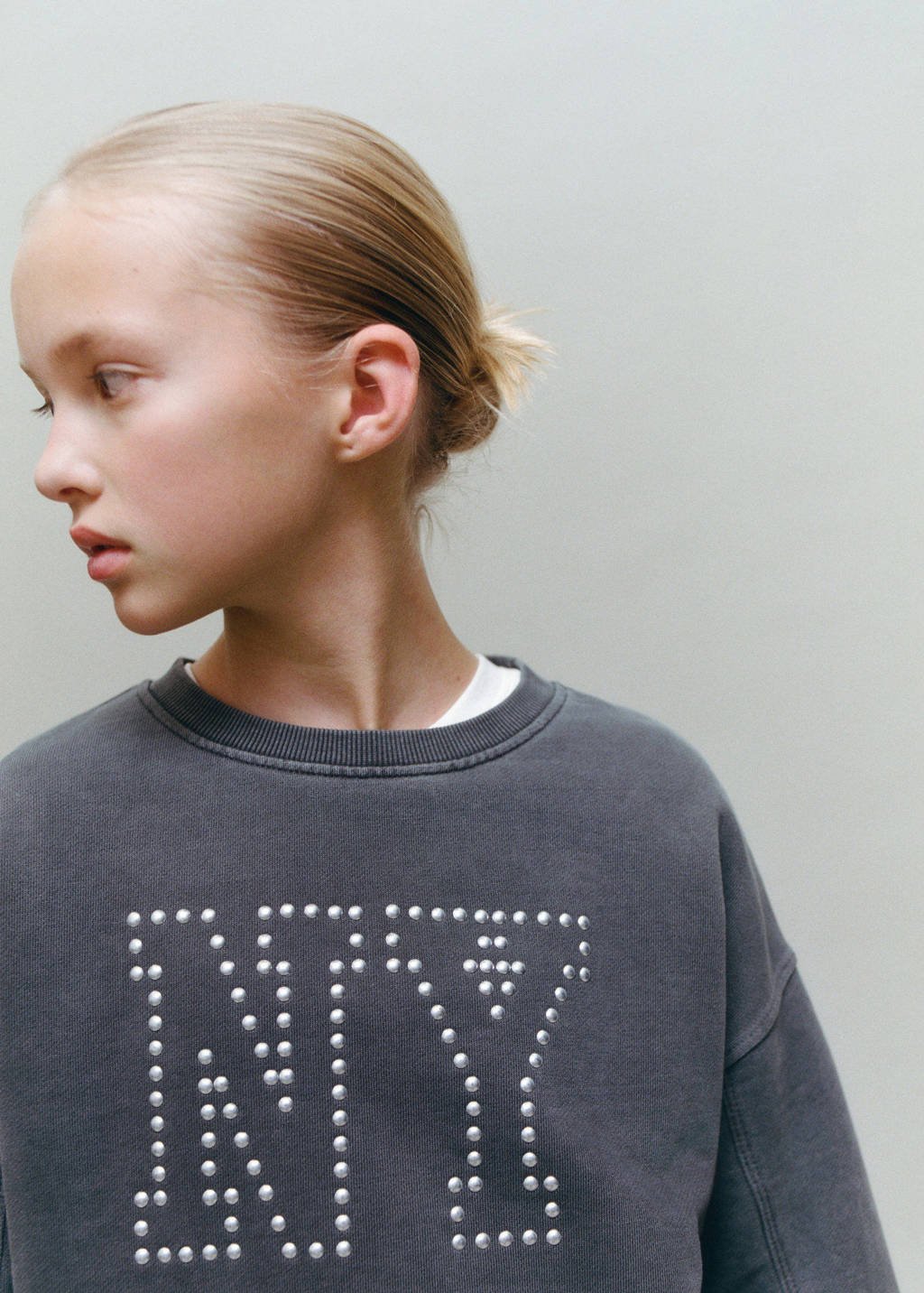 Mango Kids sweater antraciet