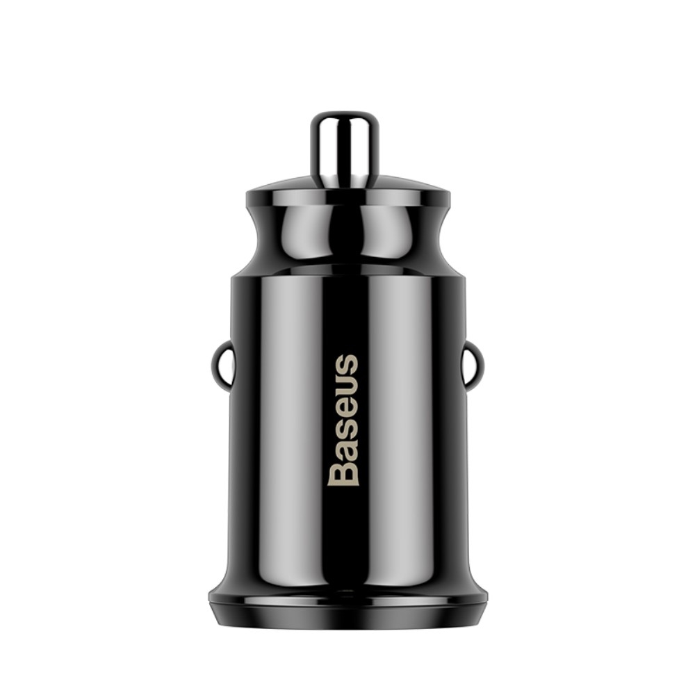 Universal Mini Dual USB Auto KFZ Ladegerät Quick Charge (3.1A) - Schwarz