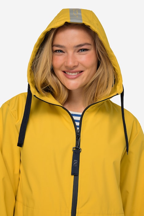 Softshell-Jacke, oversized, Kapuze