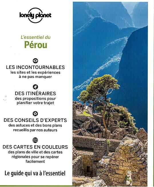 LONELY PLANET - ESSENTIEL DU PEROU EN FRANCAIS