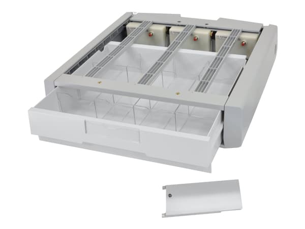 Ergotron StyleView Supplemental Storage Drawer, Single - Lagringsboks - gråhvit - vognmonterbar